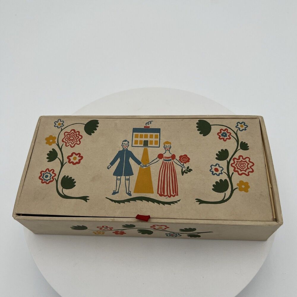 Empty Vintage OLD SPICE Early American Toilet Soap 3 Cakes Shulton Box